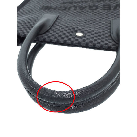 Saint Laurent Paris Cava Rive Tote Bag Black Grey - Picture 6 of 9